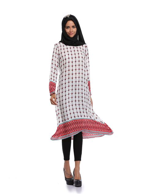 Buy Mz Garment Malaysia Long Sleeve Maxi Dress For Women Shirt Dresses Floral