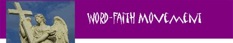 Word Of Faith Movement