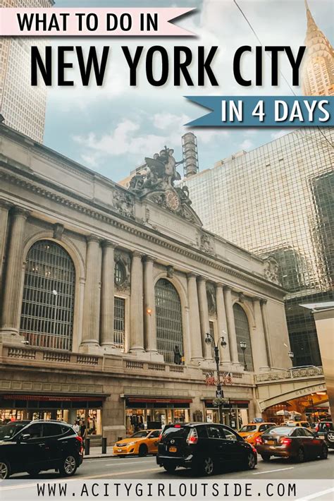 4 Day Itinerary In New York City The Perfect Guide For First Timers In