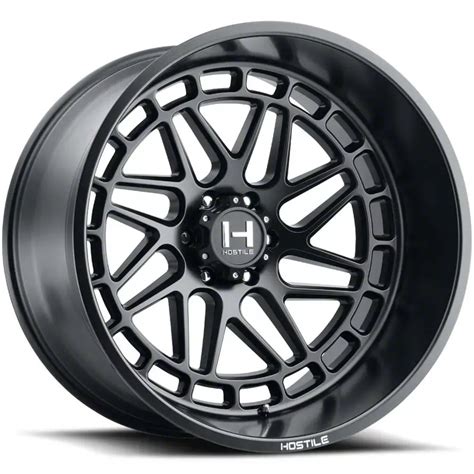 Hostile Ram 1500 Reaper Asphalt 8 Lug Wheel 22x10 25mm Offset H122