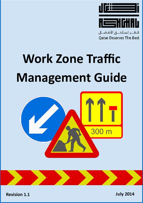 Pdf Work Zone Traffic Management Guide Binny Alappat