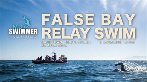 The First False Bay Relay Swim Youtube