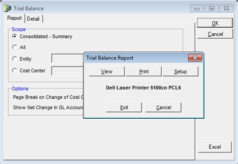 Printing And Exporting Reports