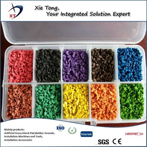 Environmental Colorful Mm Mm Epdm Rubber Granules Infills China Rubber Granule And