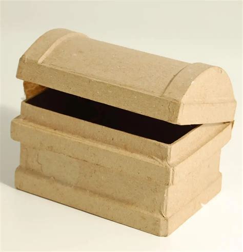 D160 Wholesale Bulk Paper Mache Treasure Chest Box Buy Paper Mache