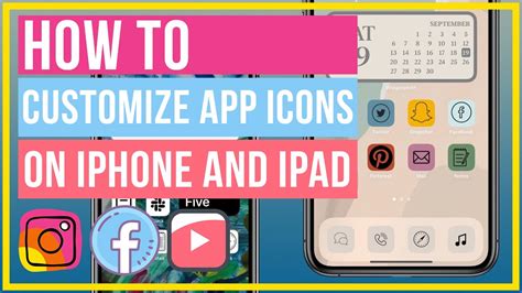 How To Customize App Icons On Iphone And Ipad Custom Icons Youtube