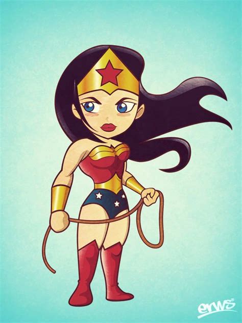 Mini Superheroes Mujer Maravilla Comic Mujer Maravilla Dibujos Chibi