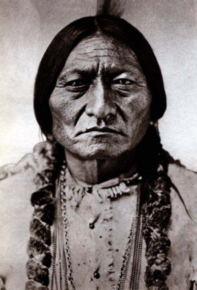 Portrait Sitting Bull Tatanka Iyotake Indianer Häuptling