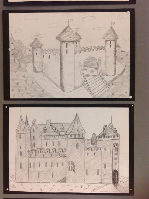How To Draw 2 Point Perspective Castles Artofit