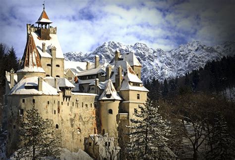 The Real Dracula Castle In Transylvania In Romania