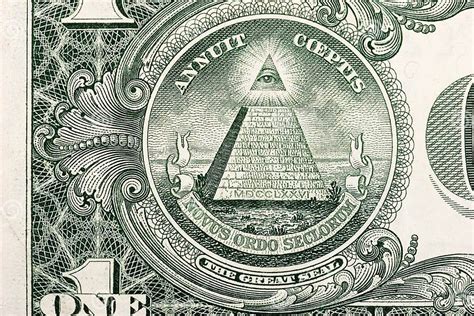 Dollar Bill Pyramid Stock Photo Image Of Finance Freemasons 1247348