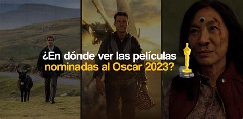 ¿en Dónde Ver Las Películas Nominadas Al Oscar 2023 La Estatuilla