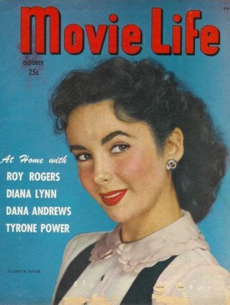 Elizabeth Taylor Movie Life Magazine October 1948