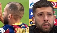 El antes y el después de Jordi Alba tras pasar por una clínica de ...