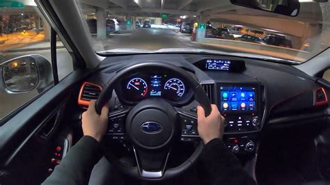 2019 Subaru Forester Sport Pov Night Drive Binaural Audio Youtube