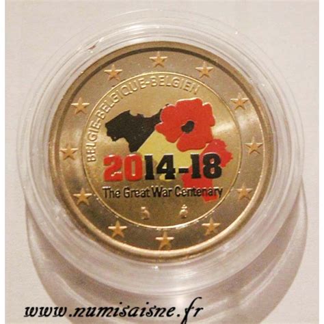 Belgium 2 Euro 2014 Centenary Of The 1st World War Color