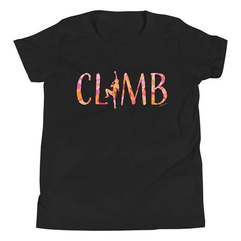 climb girls t shirt rock climbing bouldering girl athlete etsy