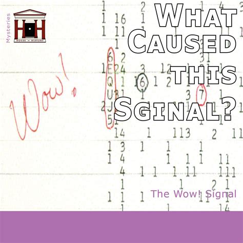 What Was The Wow Signal And What Caused It