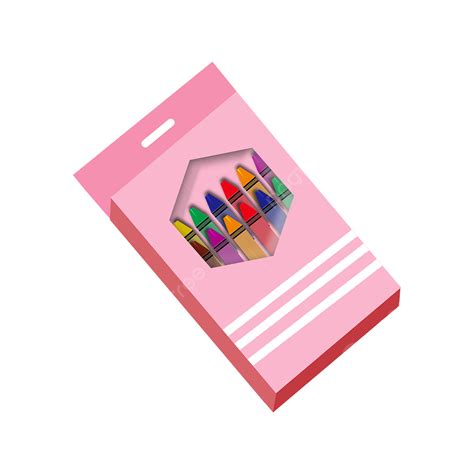 Crayon Box Png Transparent Pink Crayon Box Clip Art Crayon Box
