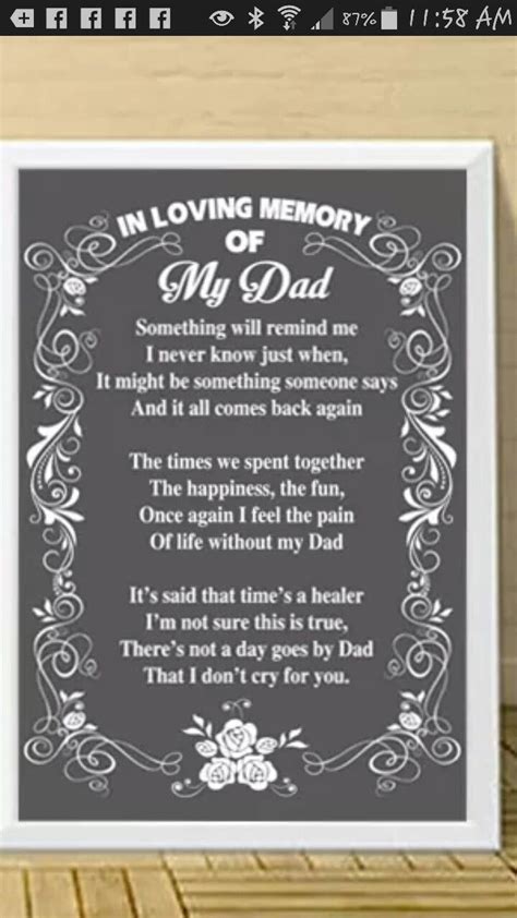 In Loving Memory Of My Dad Memories In Loving Memory Chalkboard