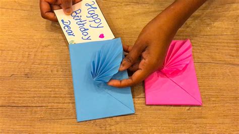 Origami Birthday Card Birthday Card Tutorial Youtube