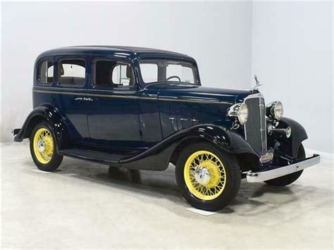 1933 Chevrolet Master Eagle 40039 Miles Olympic Blue Sedan 207 Cubic