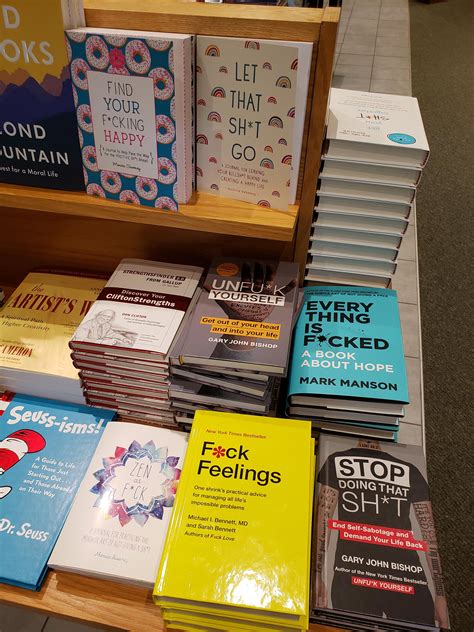 From A Barnes And Noble Table With Self Help Books Rpics