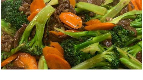 Brócoli Con Carne De Res Comida China Youtube