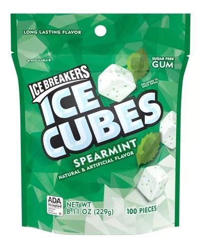 Ice Breakers Ice Cubes Spearmint Sin Azúcar 229g Mercadolibre