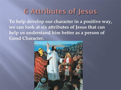 Ppt 6 Attributes Of Jesus Powerpoint Presentation Free Download Id