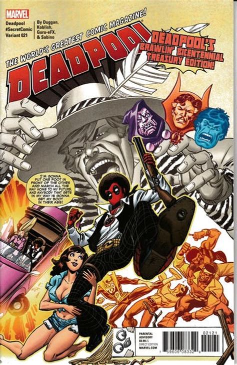 Deadpool 21 Incentive Scott Koblish Secret Comic Variant Deadpool