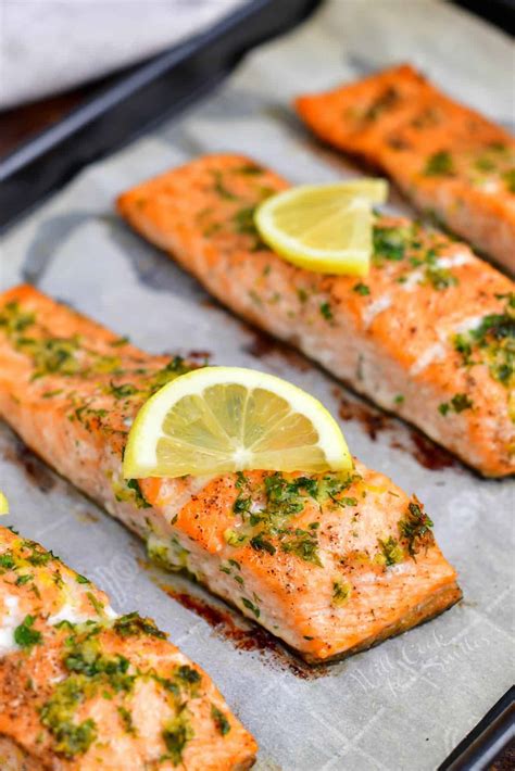 Healthy Salmon Recipe Nutrition Line