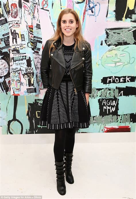 Princess Beatrice Rocks A Very Edgy In New York Daily Mail Online