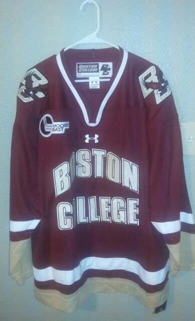 Boston College Eagles Under Armour Maroon Replica Hockey Jersey Xxl Or