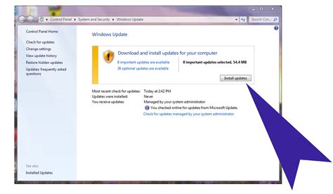 Installing Windows Updates On A Windows 7 Machine