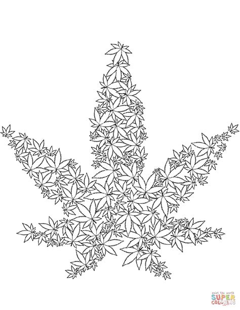 Printable Weed Coloring Pages