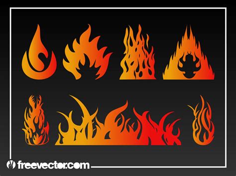 Flames Vector Graphics Vector Art And Graphics