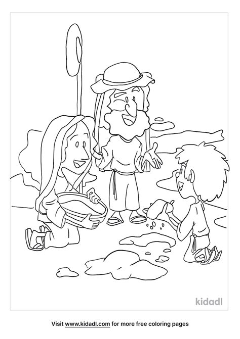 Manna And Quail Coloring Page Free Bible Coloring Page Kidadl