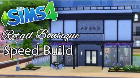 Retail Boutique The Sims 4 Speed Build Youtube