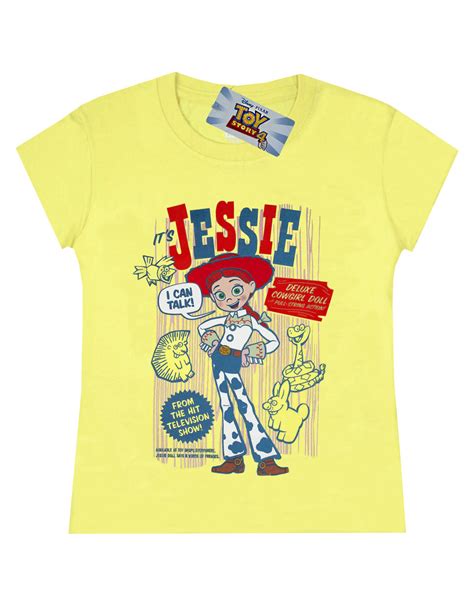 Disney Pixar Toy Story Jessie Character Girls T Shirt Yellow Kids Tee