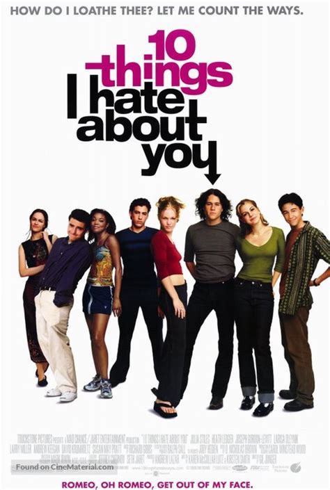 10 Things I Hate About You 1999 Movie Poster