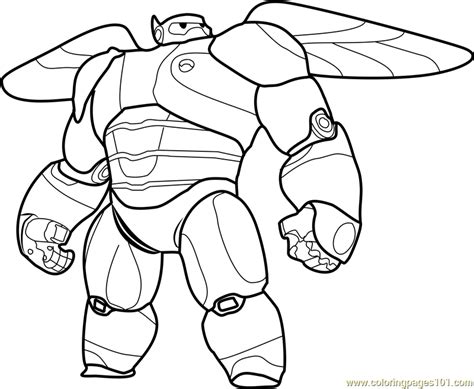 Bay Max Coloring Coloring Pages