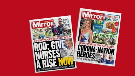 Get Your Daily Mirror And Sunday Mirror Half Price For Six Months Mirror Online