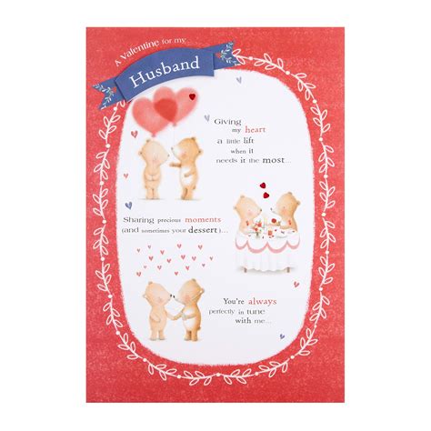 Hallmark Valentine Card For Husband From Hallmark Embossed Character