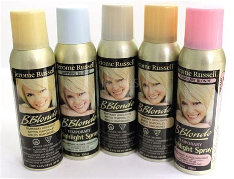 Jerome Russell B Blonde Temporary Highlights Spray 5 Colors 35 Fl