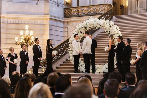 Same Sex Wedding Ceremony At City Hall