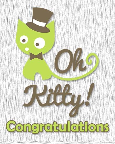 Oh Kitty Free Congratulations Group Card Free Congratulations