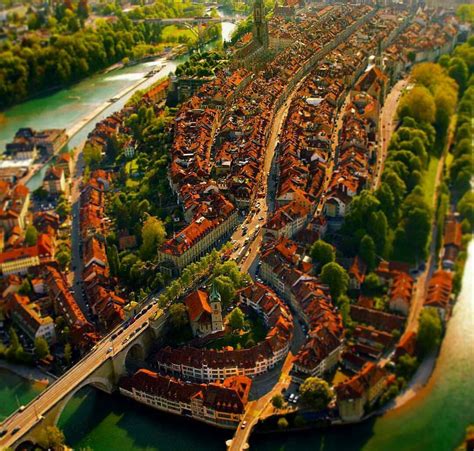 Bern Switzerland Aerial View Europe Tours Europe Vacation