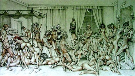 Orgy In Gallery Urine Art Erotic Art Relating To Pee