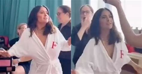 Salma Hayek Accidentally Flashes Her 24 Million Followers